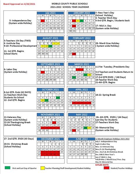 Mcpss Calendar 22 23